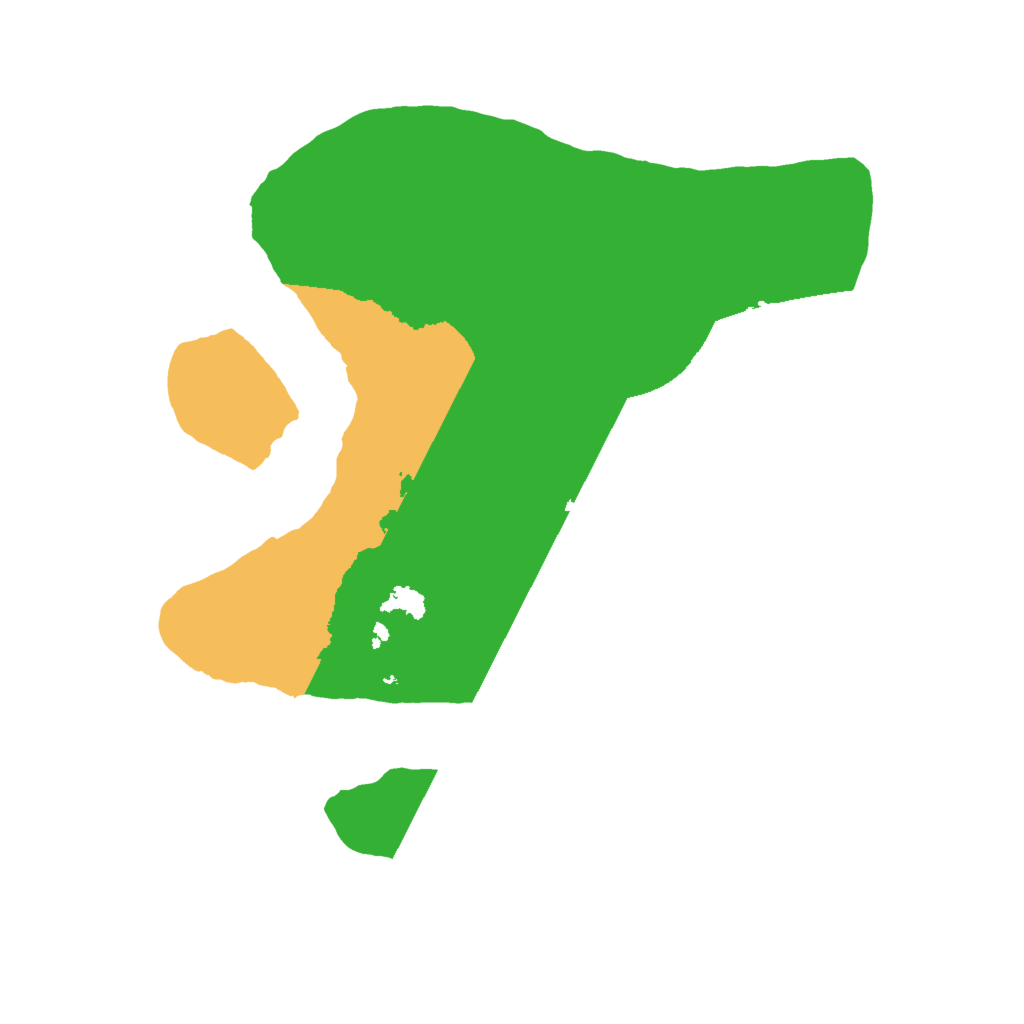 Biome Rust Map: Barren, Size: 1874, Seed: 22222