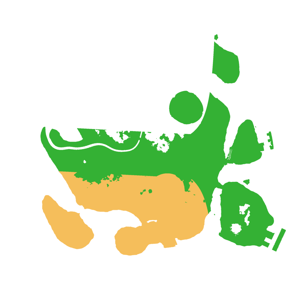 Biome Rust Map: Procedural Map, Size: 2500, Seed: 12242