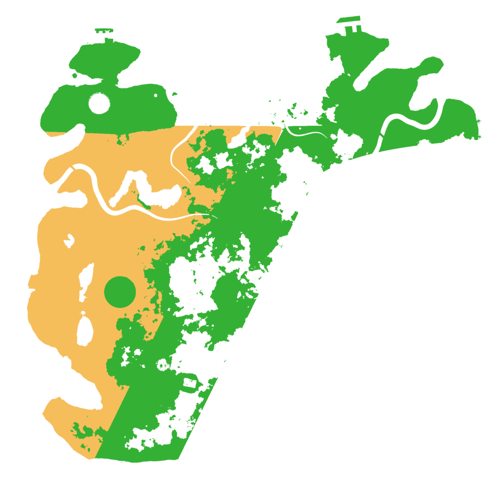 Biome Rust Map: Procedural Map, Size: 4200, Seed: 2015