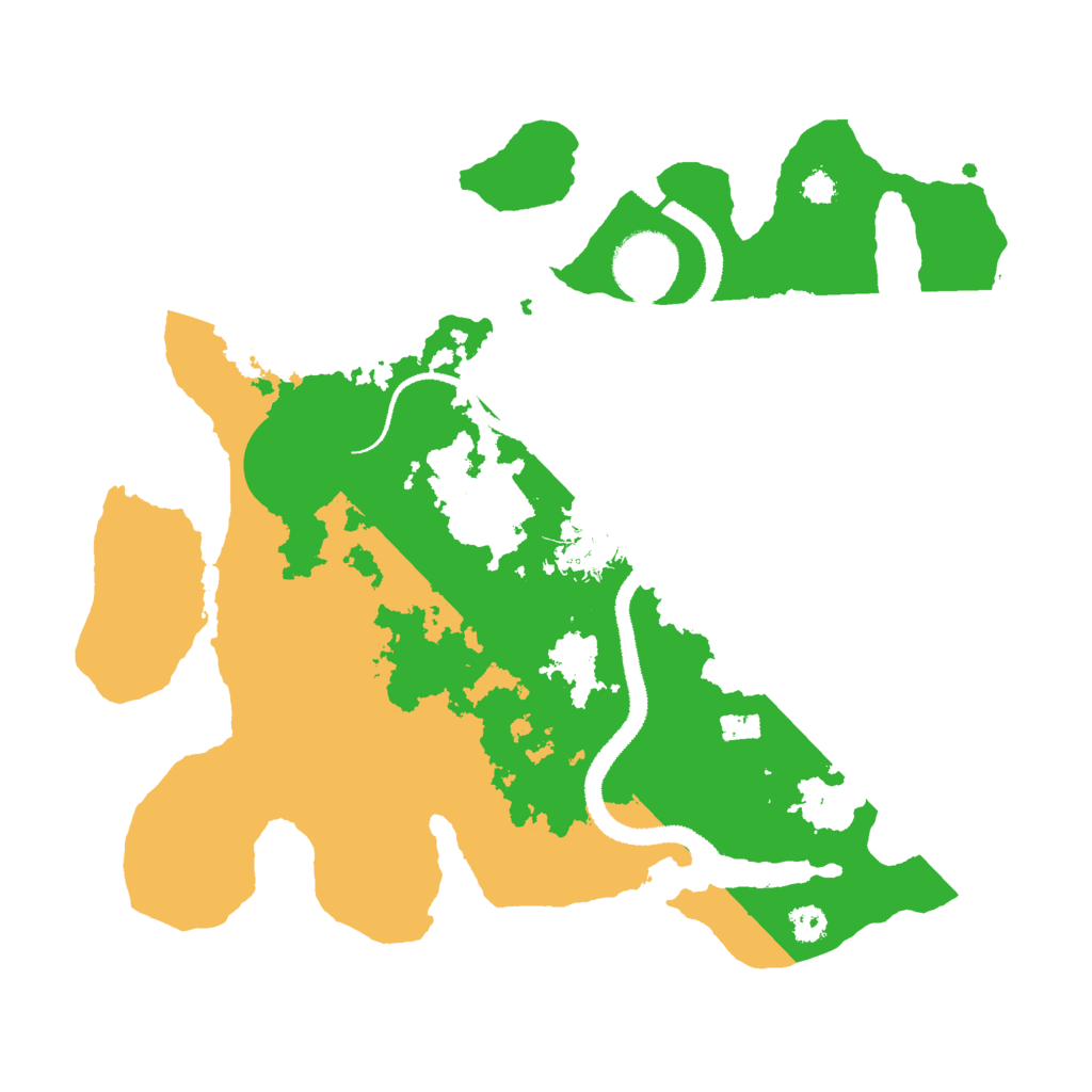 Biome Rust Map: Procedural Map, Size: 3000, Seed: 384627746