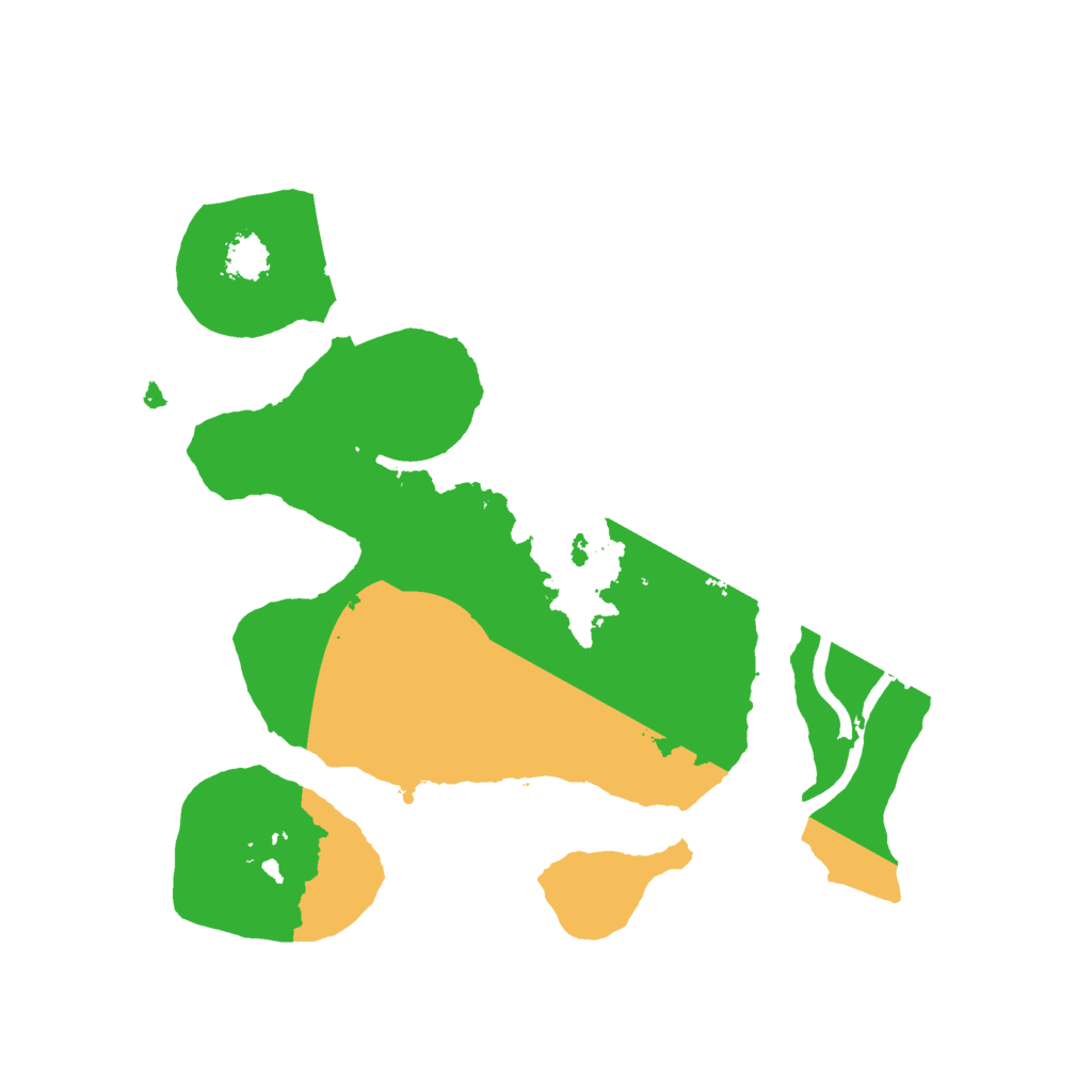 Biome Rust Map: Procedural Map, Size: 2200, Seed: 34561