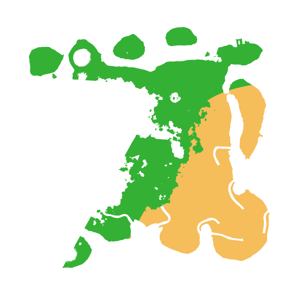 Biome Rust Map: Procedural Map, Size: 3000, Seed: 104929913