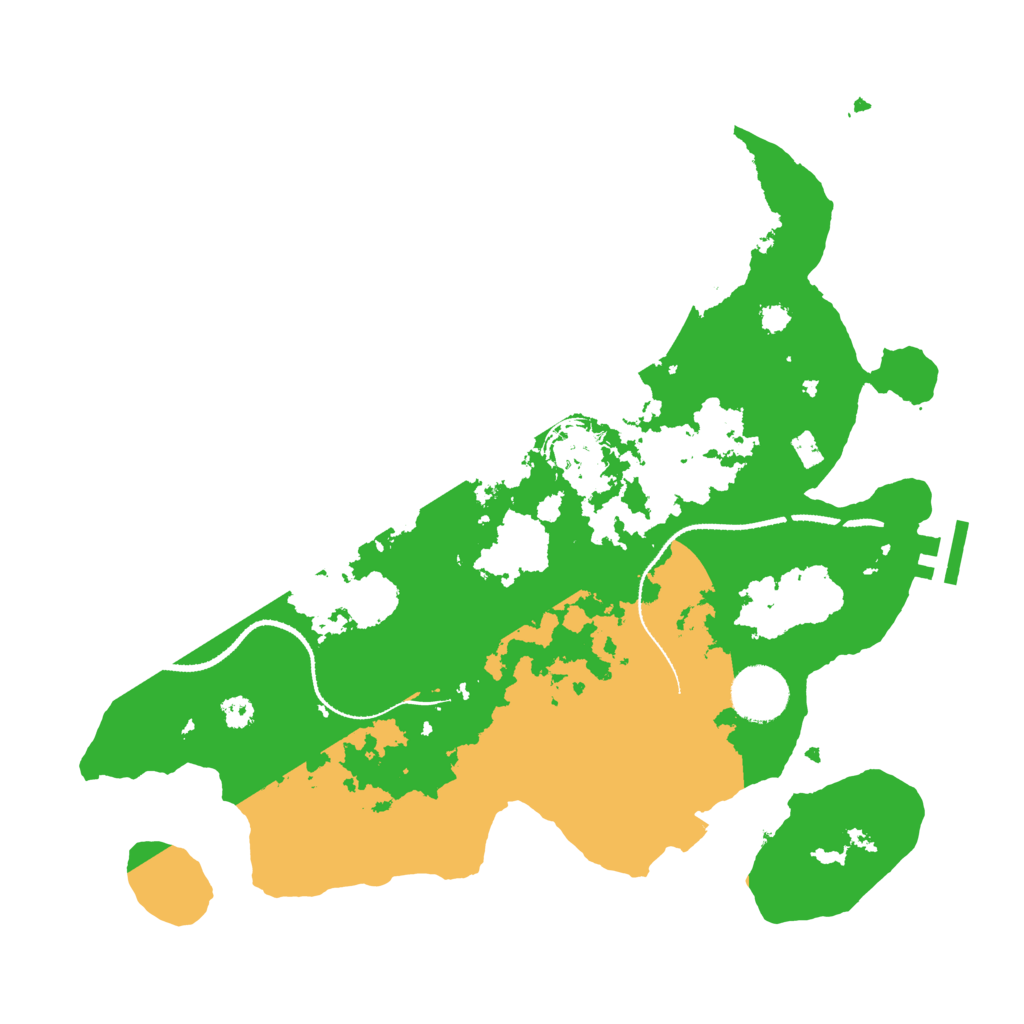 Biome Rust Map: Procedural Map, Size: 3225, Seed: 605802412