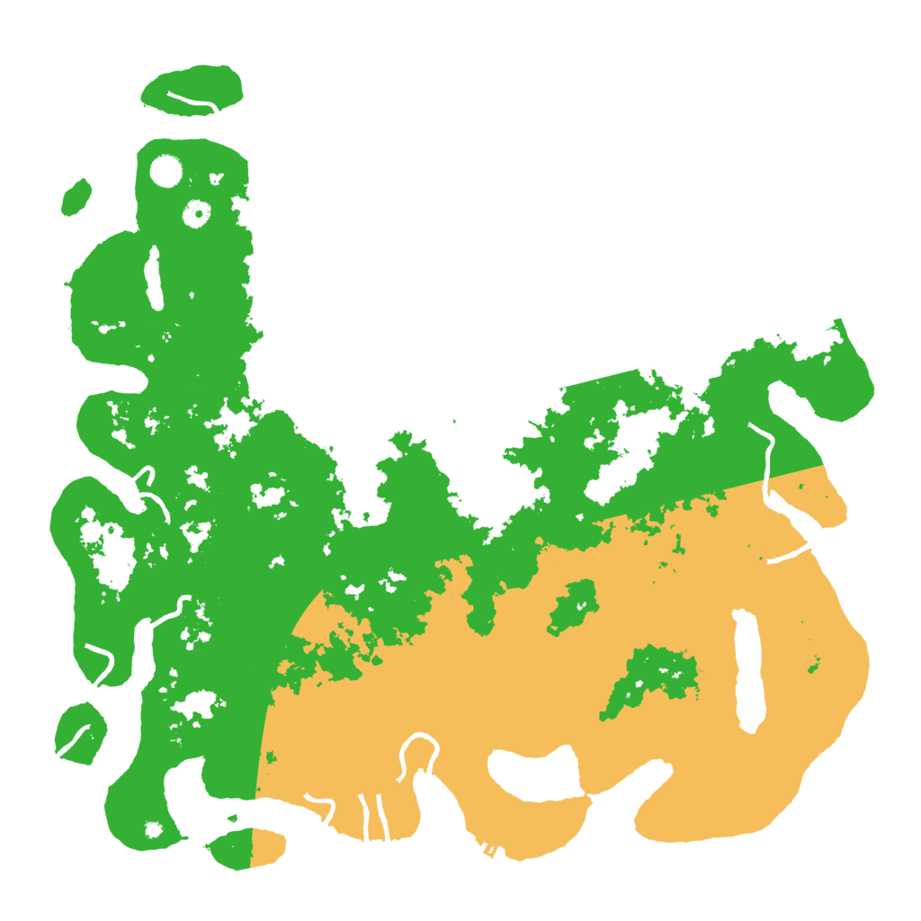 Biome Rust Map: Procedural Map, Size: 5000, Seed: 286409100