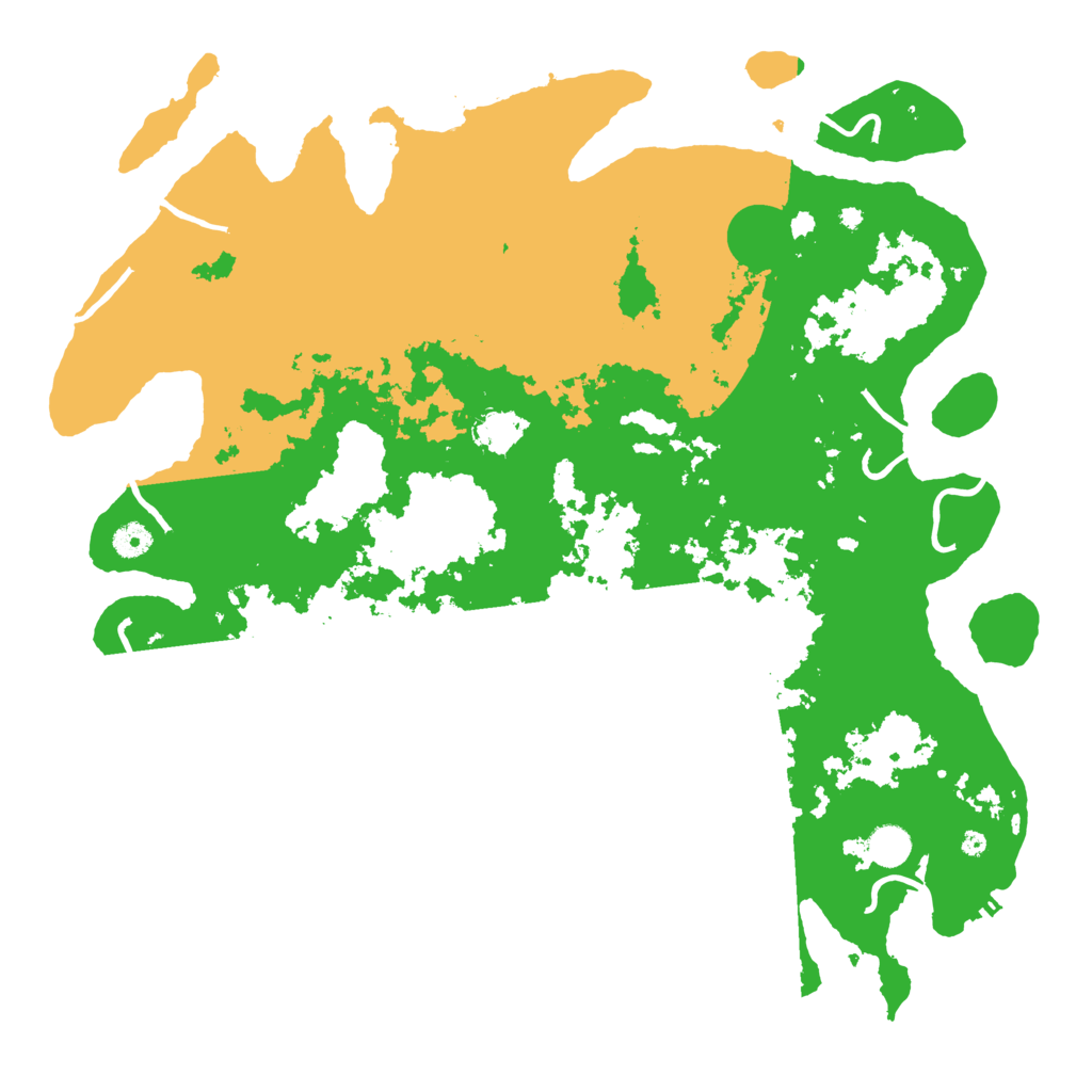 Biome Rust Map: Procedural Map, Size: 4500, Seed: 1997522090