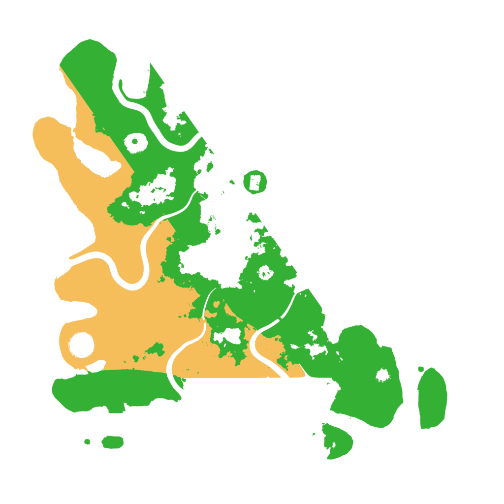 Biome Rust Map: Procedural Map, Size: 3500, Seed: 133769