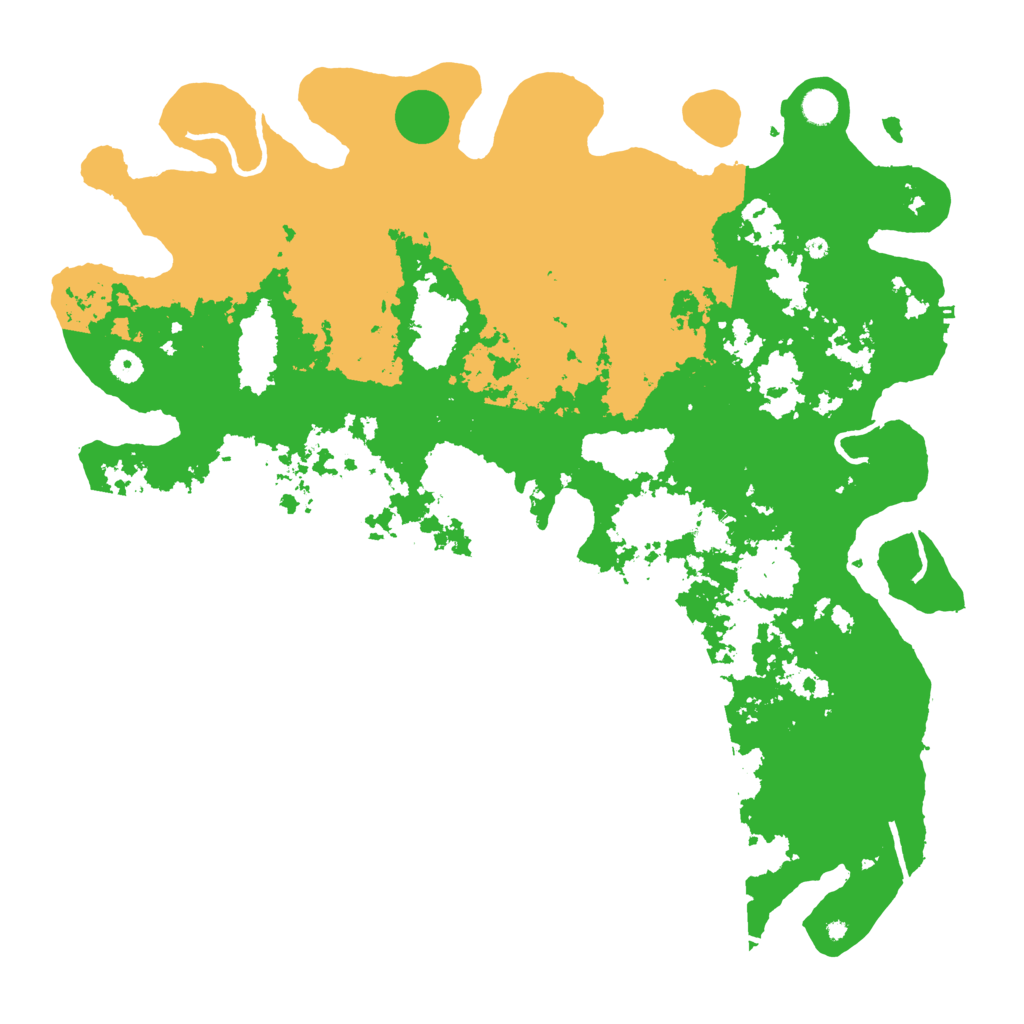 Biome Rust Map: Procedural Map, Size: 5000, Seed: 52226565