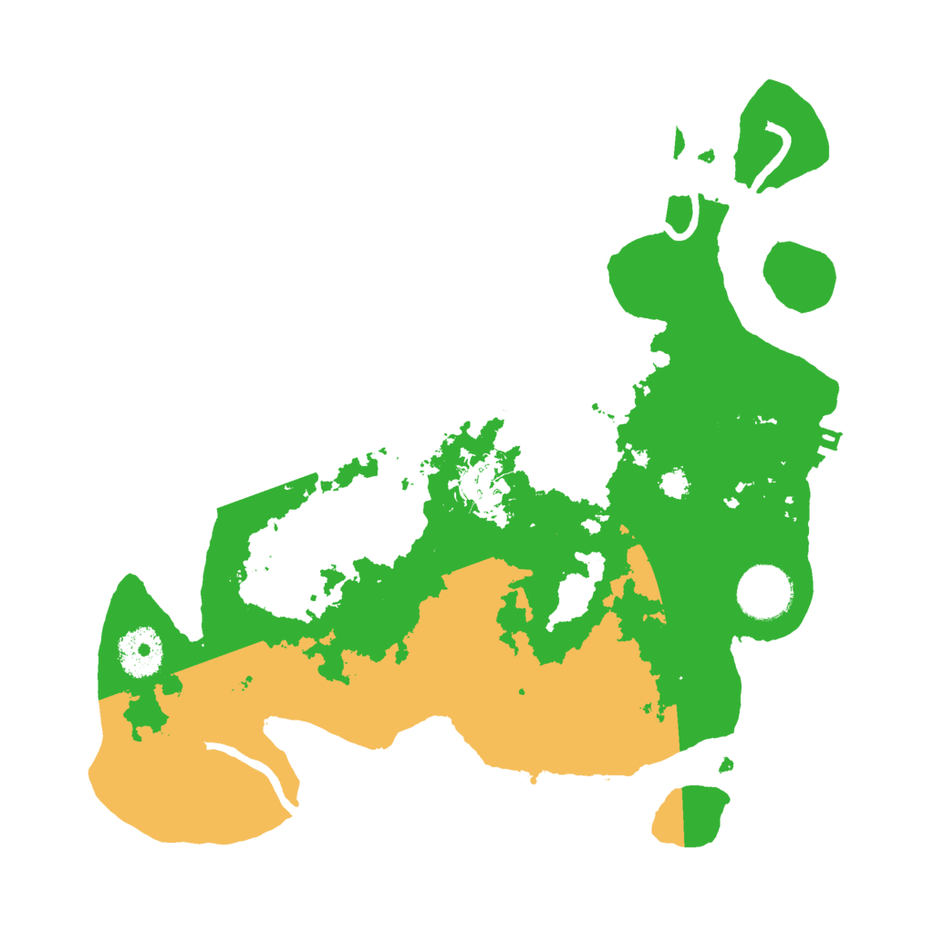 Biome Rust Map: Procedural Map, Size: 3000, Seed: 18059