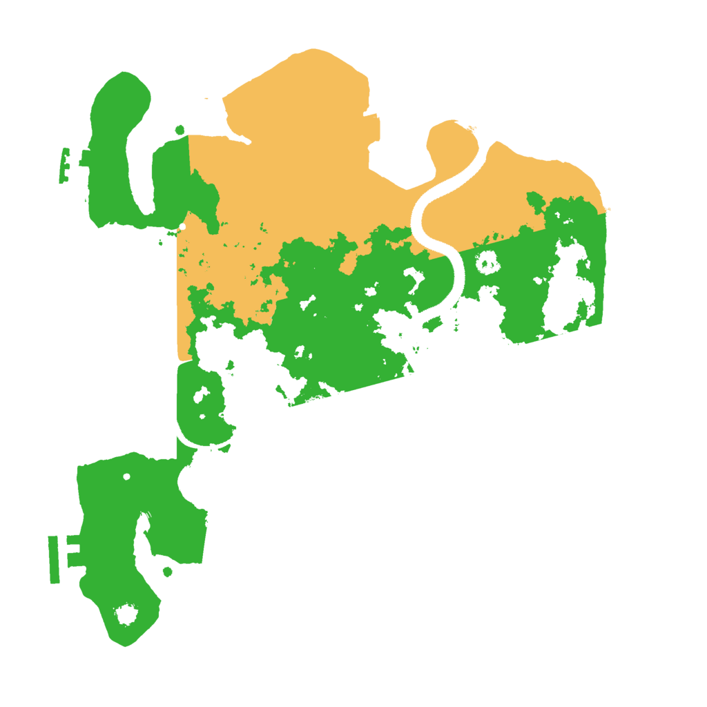 Biome Rust Map: Procedural Map, Size: 3000, Seed: 79873
