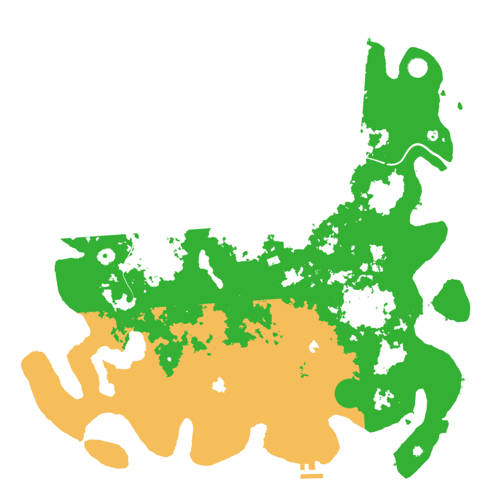 Biome Rust Map: Procedural Map, Size: 4500, Seed: 1942208454