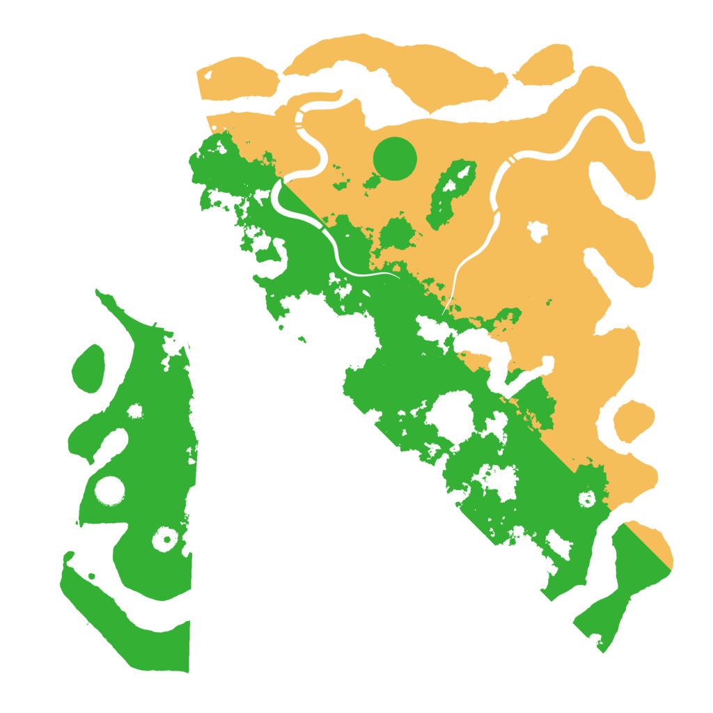 Biome Rust Map: Procedural Map, Size: 4300, Seed: 1670152485
