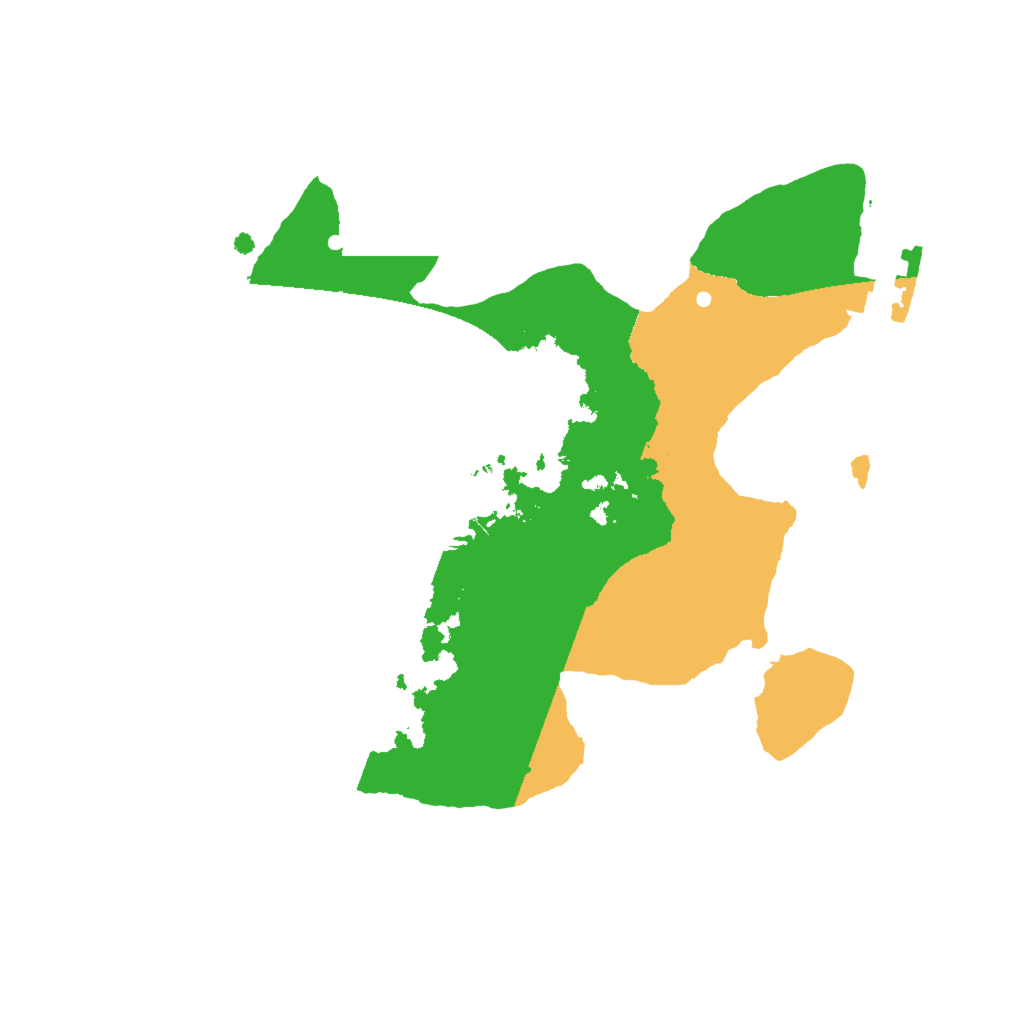 Biome Rust Map: Procedural Map, Size: 2000, Seed: 1979167655