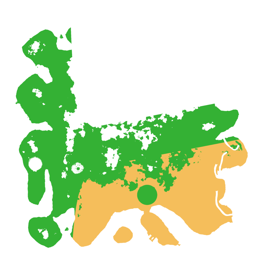 Biome Rust Map: Procedural Map, Size: 3500, Seed: 77392086