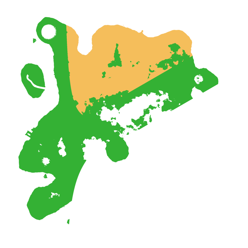 Biome Rust Map: Procedural Map, Size: 3000, Seed: 15934