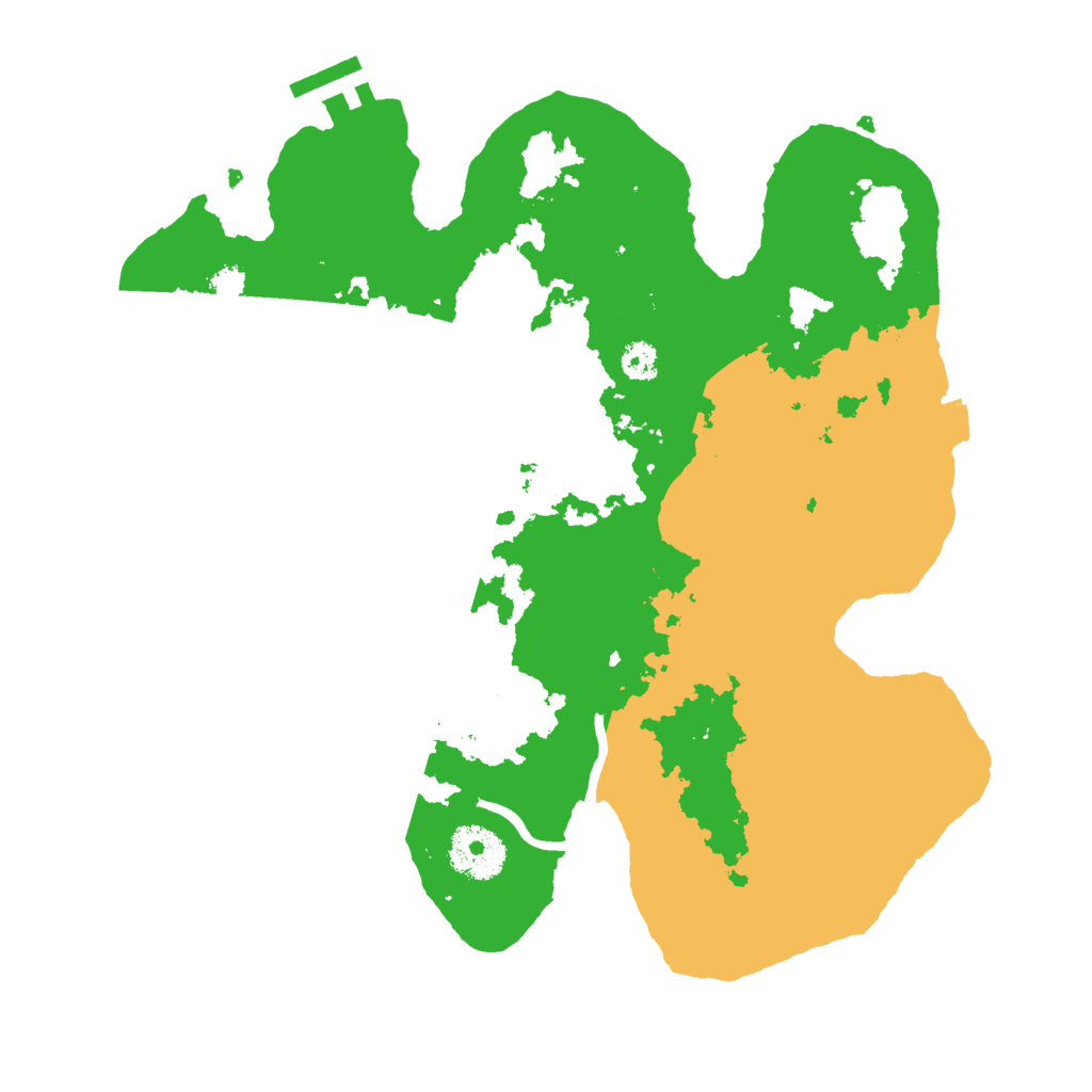 Biome Rust Map: Procedural Map, Size: 3000, Seed: 98097986