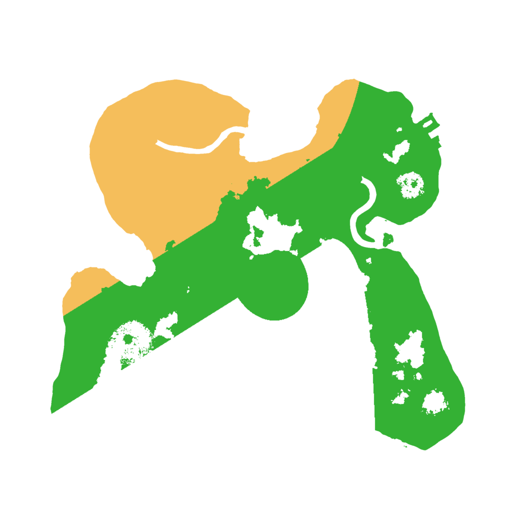 Biome Rust Map: Procedural Map, Size: 2000, Seed: 20221129