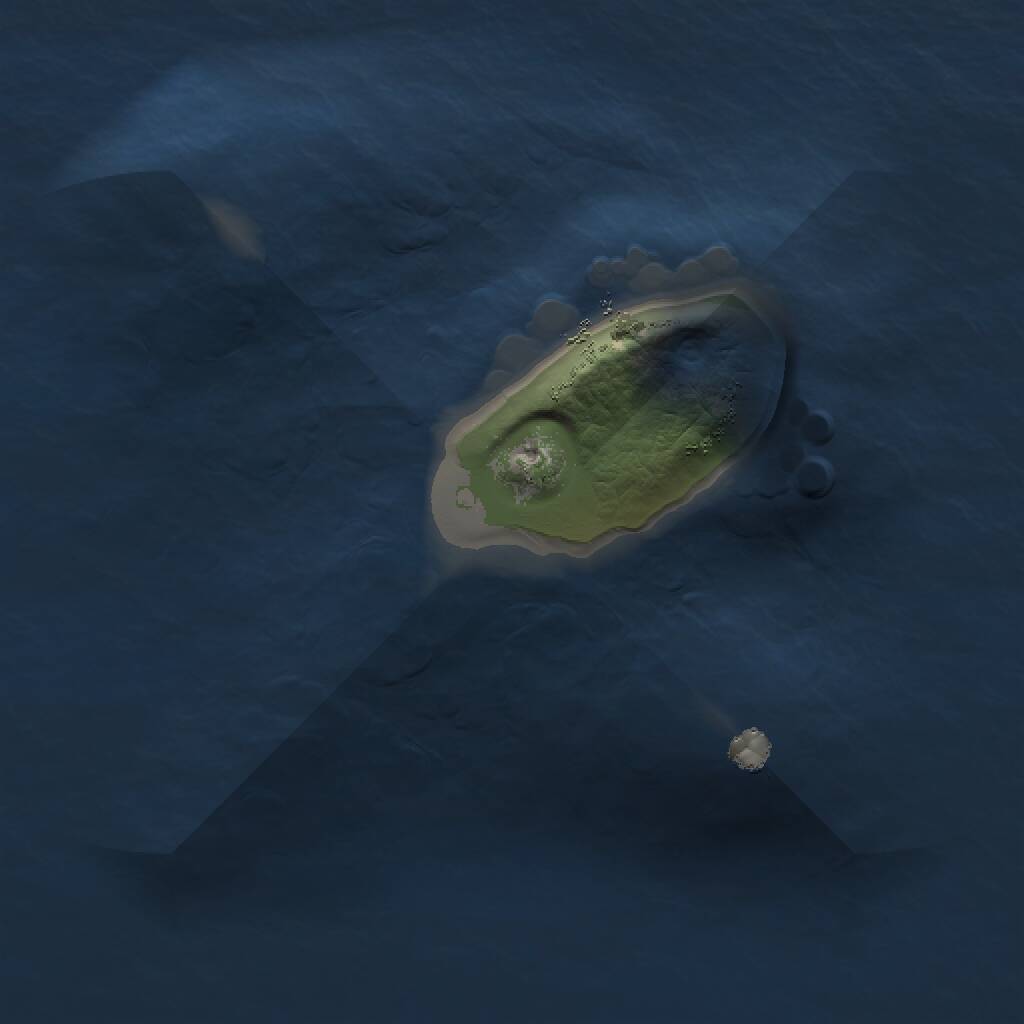 Rust Map: Procedural Map, Size: 1000, Seed: 934362480, 1 Monuments