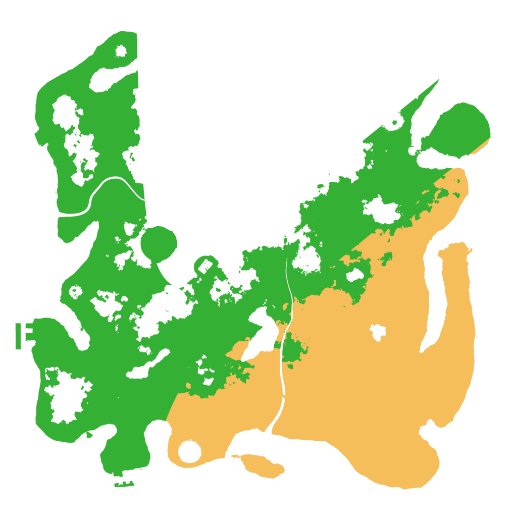Biome Rust Map: Procedural Map, Size: 4000, Seed: 374415986