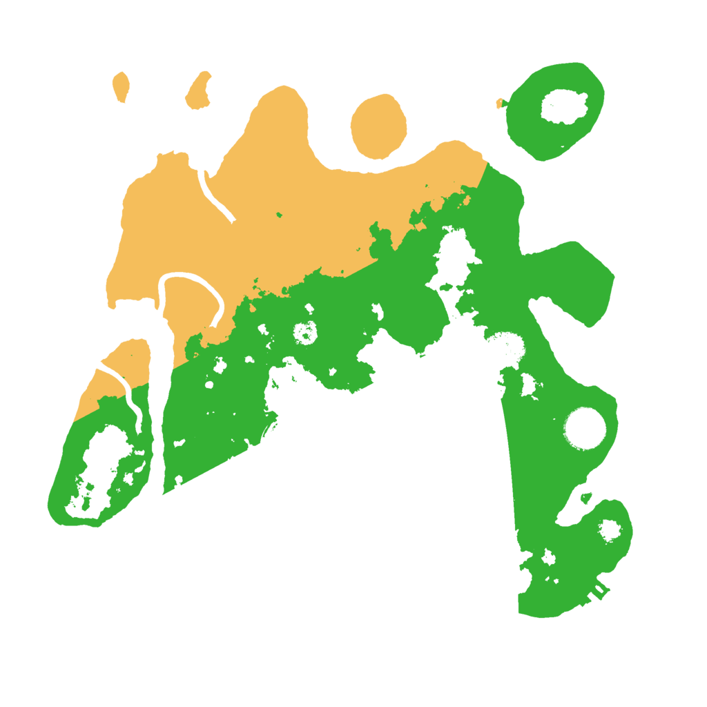 Biome Rust Map: Procedural Map, Size: 3000, Seed: 934362480