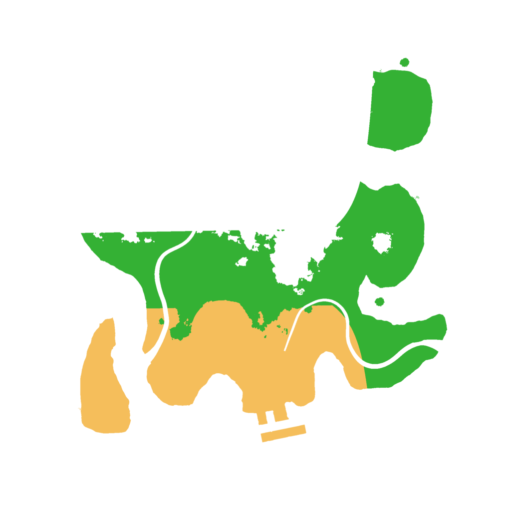 Biome Rust Map: Procedural Map, Size: 2300, Seed: 8392493