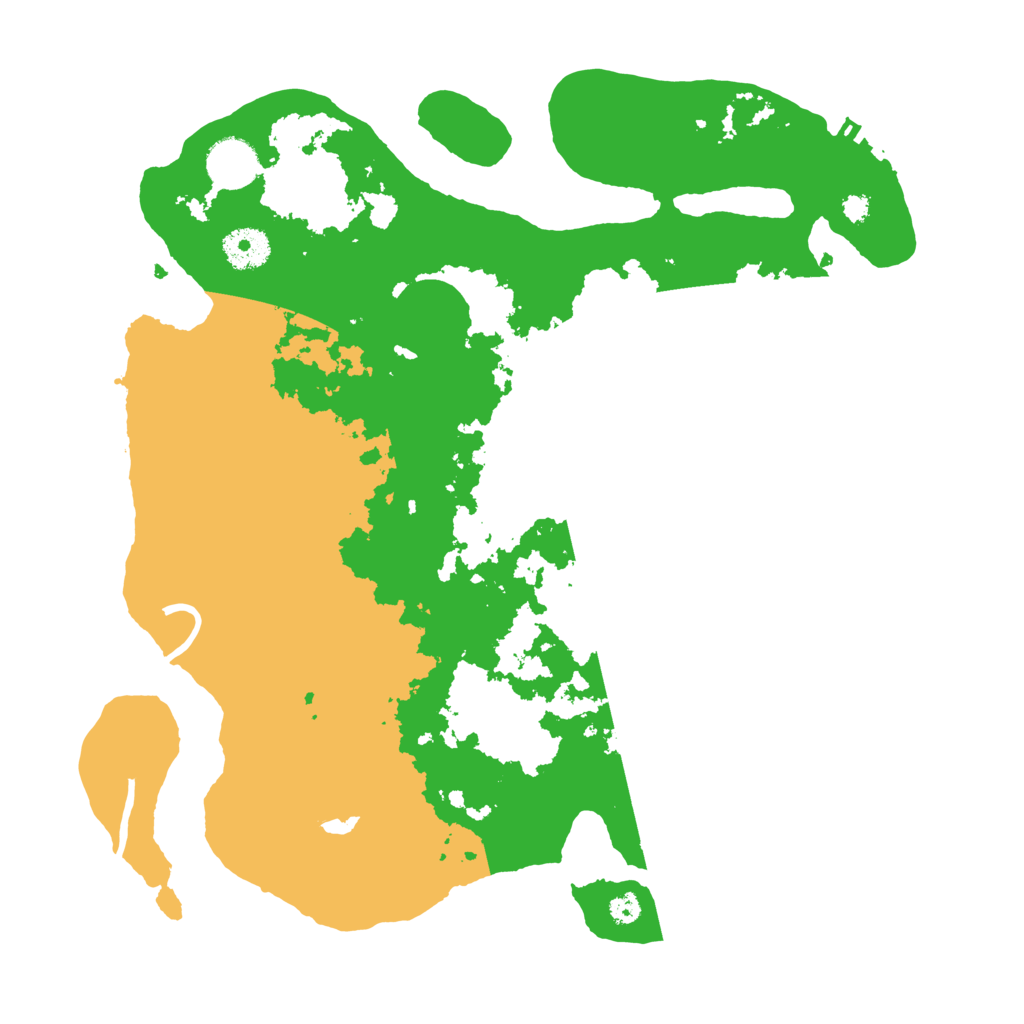 Biome Rust Map: Procedural Map, Size: 3500, Seed: 94668351