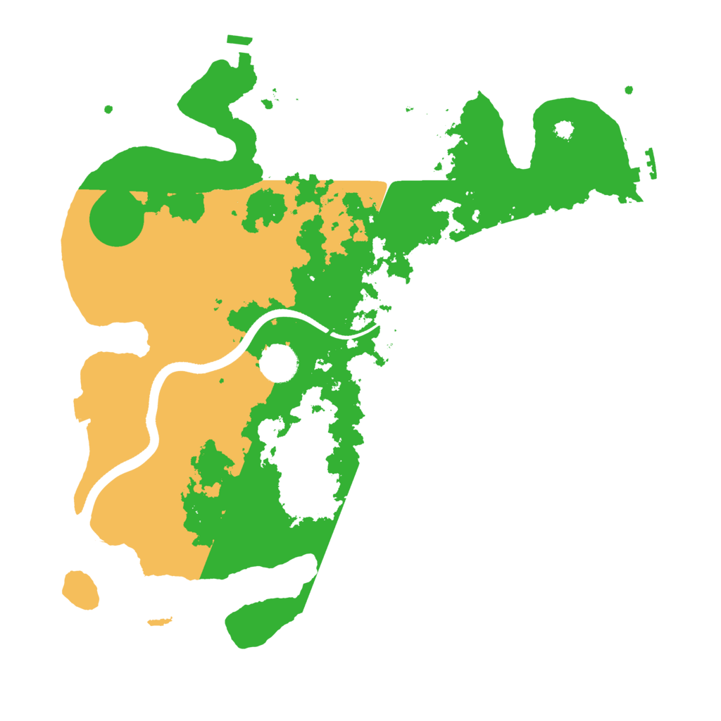 Biome Rust Map: Procedural Map, Size: 3500, Seed: 1922575110