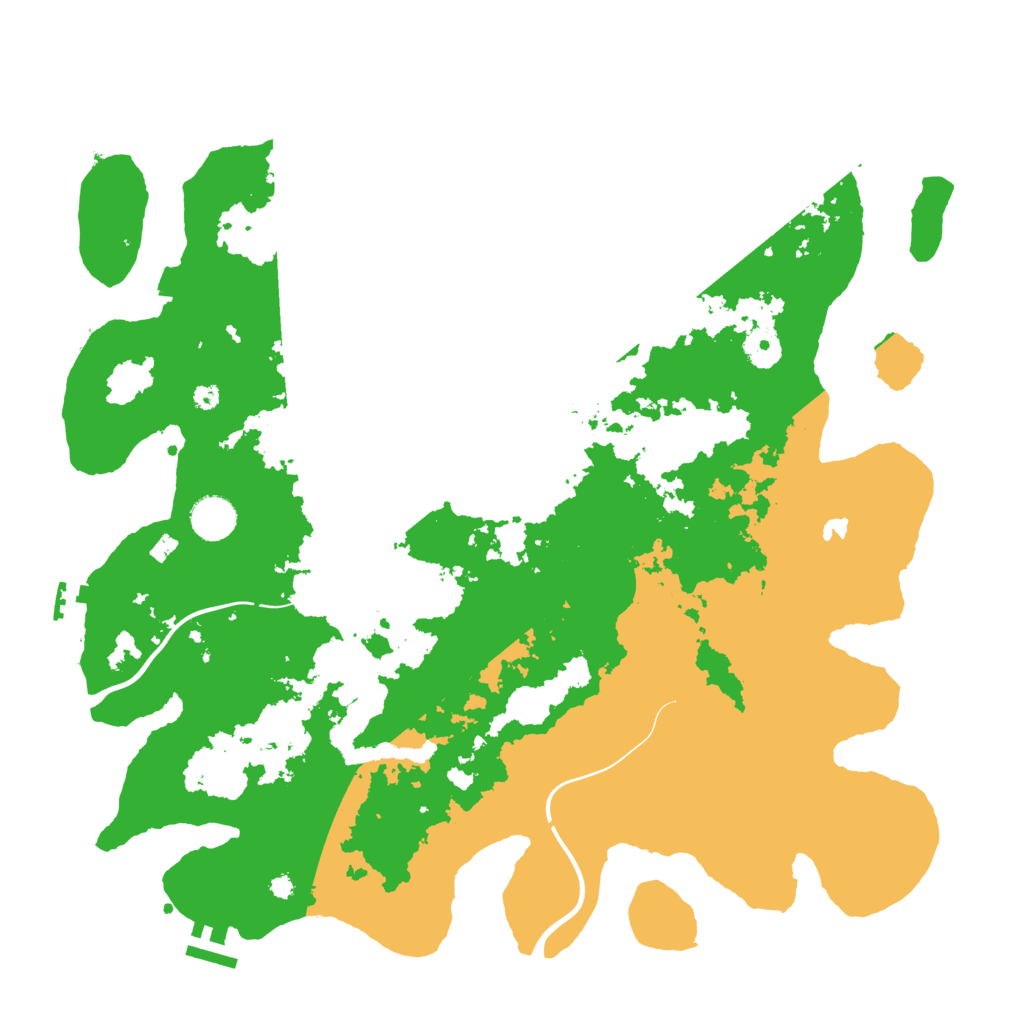 Biome Rust Map: Procedural Map, Size: 4000, Seed: 36545