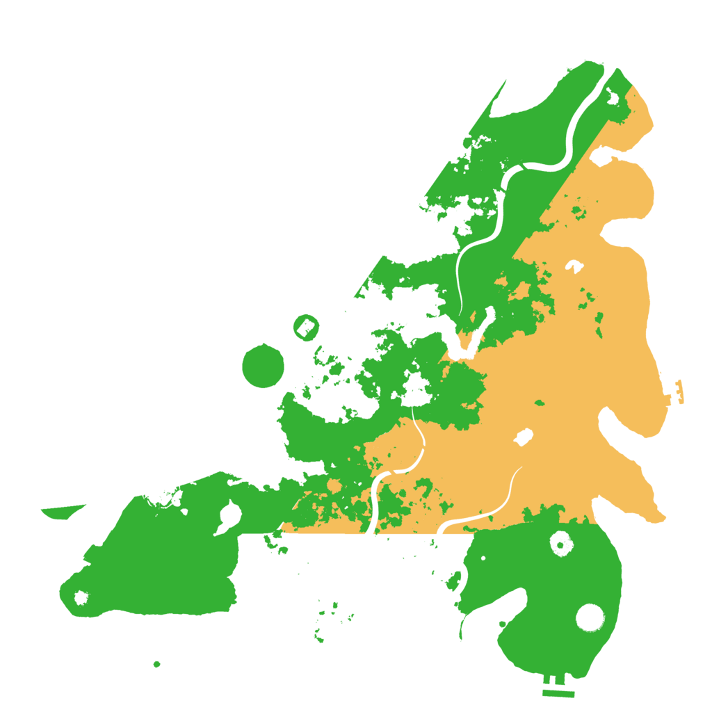 Biome Rust Map: Procedural Map, Size: 4500, Seed: 1302503821