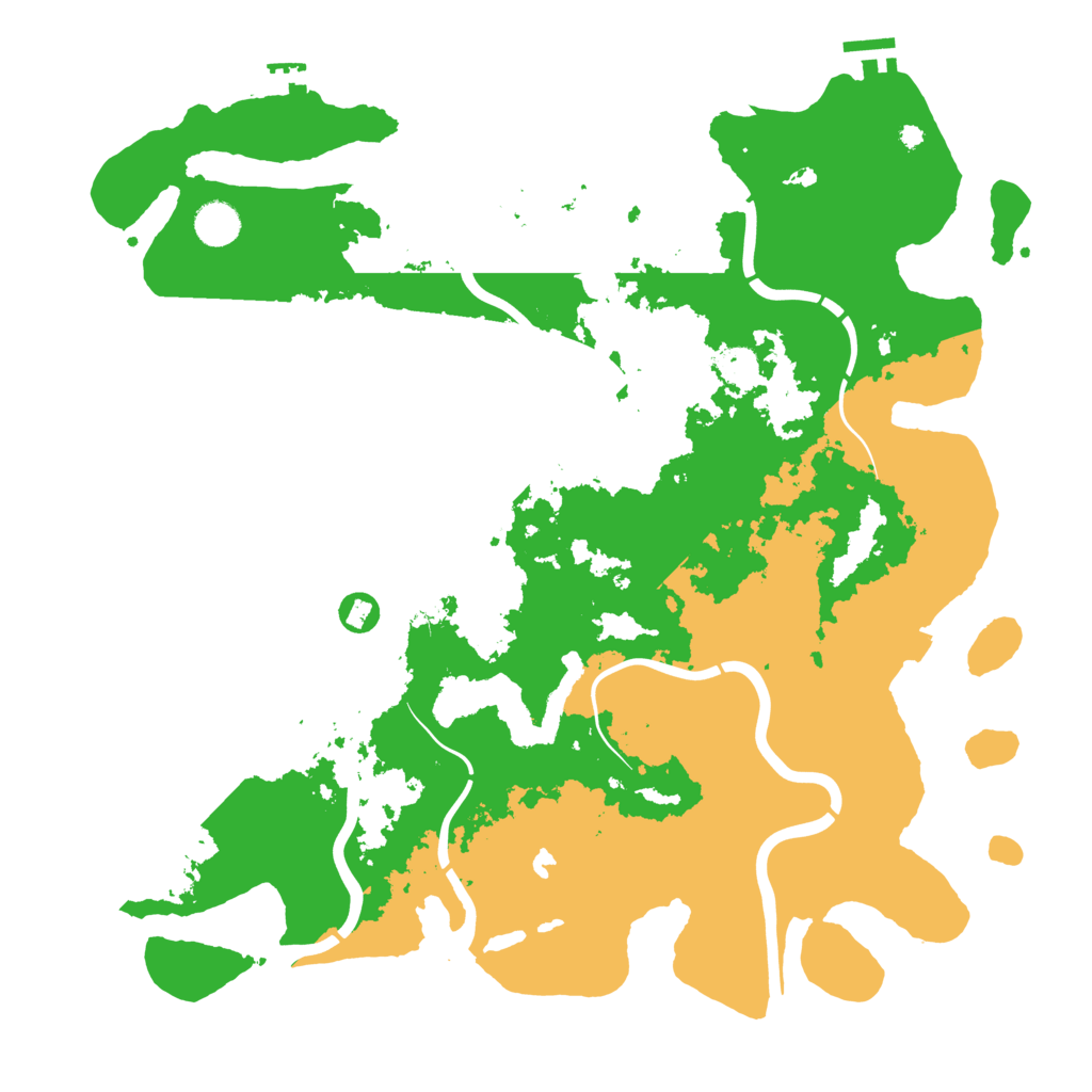 Biome Rust Map: Procedural Map, Size: 4250, Seed: 1287843448