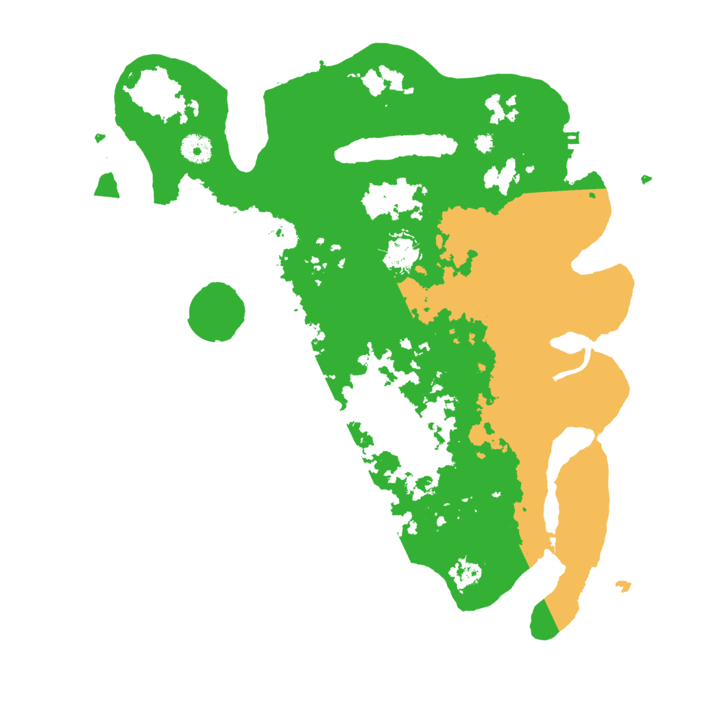 Biome Rust Map: Procedural Map, Size: 3500, Seed: 89589295