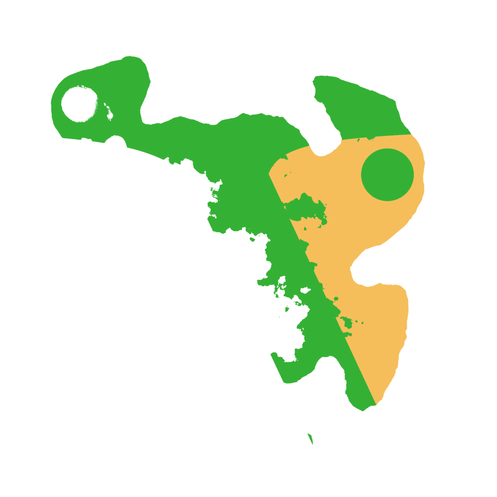 Biome Rust Map: Barren, Size: 2500, Seed: 112525576