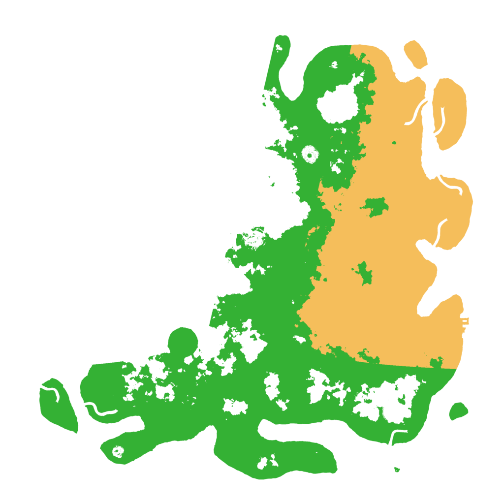 Biome Rust Map: Procedural Map, Size: 4500, Seed: 1375481777