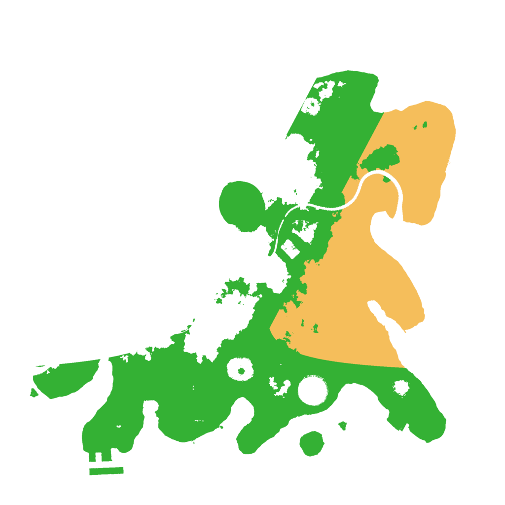 Biome Rust Map: Procedural Map, Size: 3000, Seed: 99793