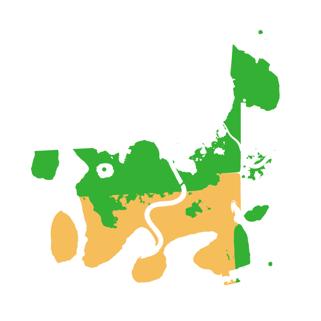 Biome Rust Map: Procedural Map, Size: 3000, Seed: 500322