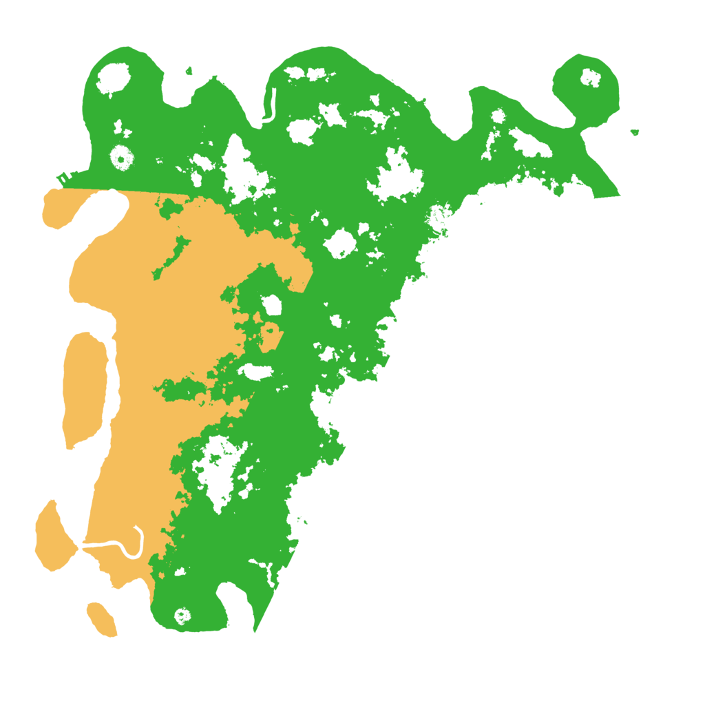 Biome Rust Map: Procedural Map, Size: 4500, Seed: 242424