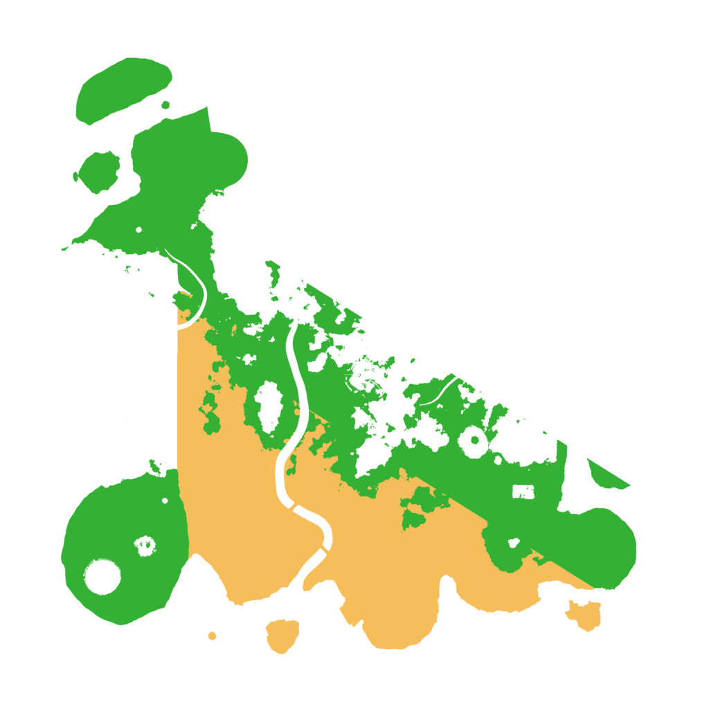 Biome Rust Map: Procedural Map, Size: 3500, Seed: 240362431