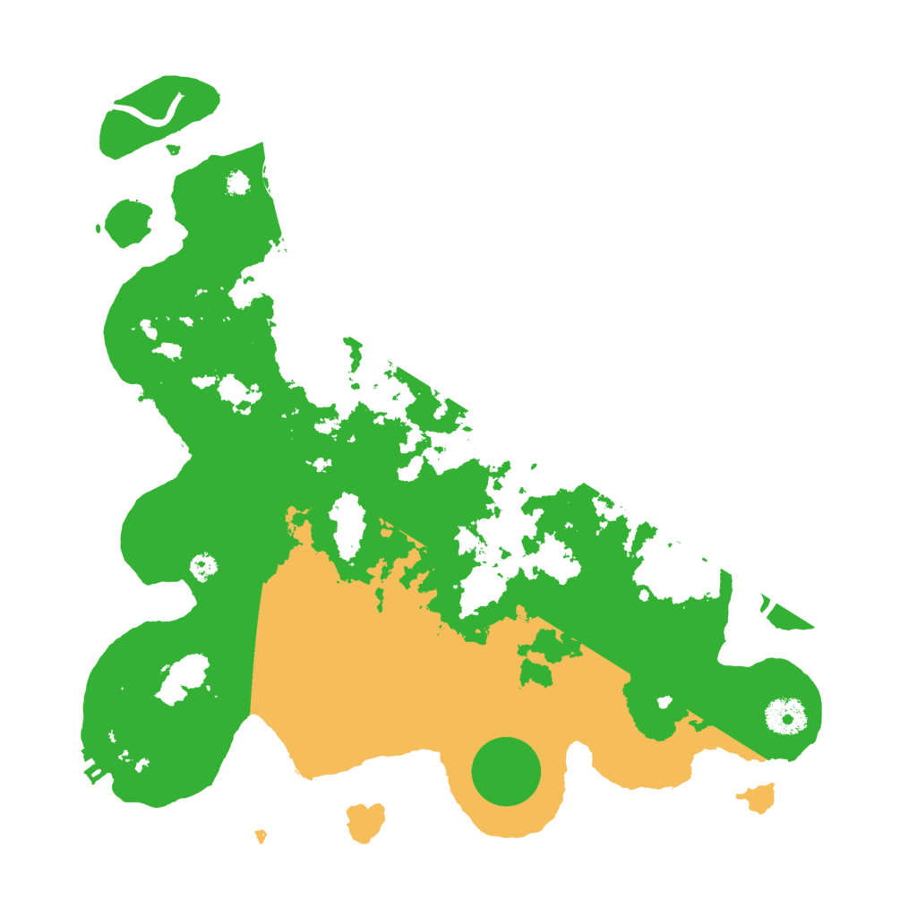Biome Rust Map: Procedural Map, Size: 3500, Seed: 240362431