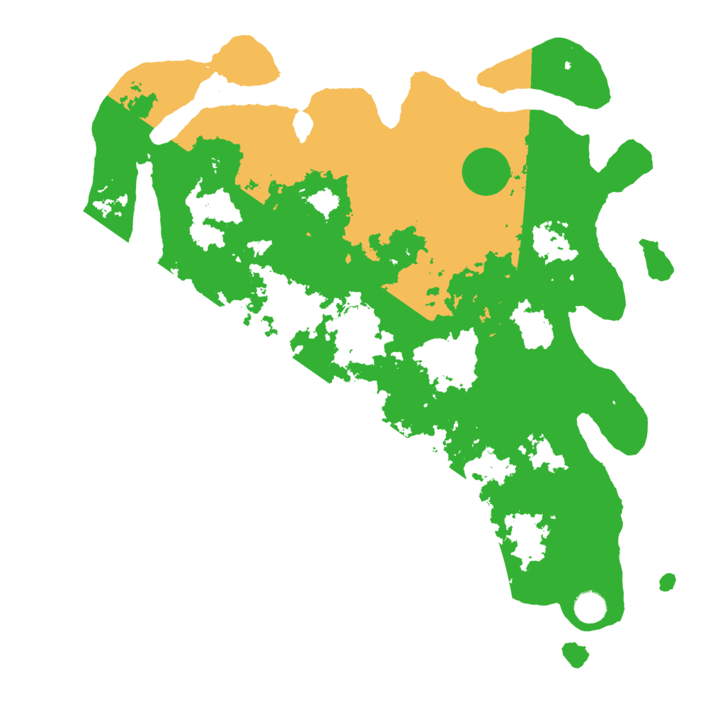 Biome Rust Map: Barren, Size: 4000, Seed: 1206922409