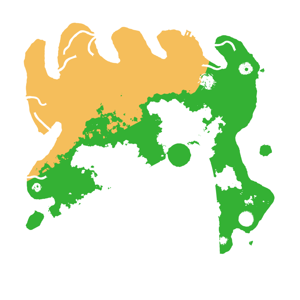 Biome Rust Map: Procedural Map, Size: 3500, Seed: 316523047