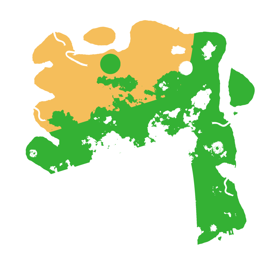 Biome Rust Map: Procedural Map, Size: 3505, Seed: 993459