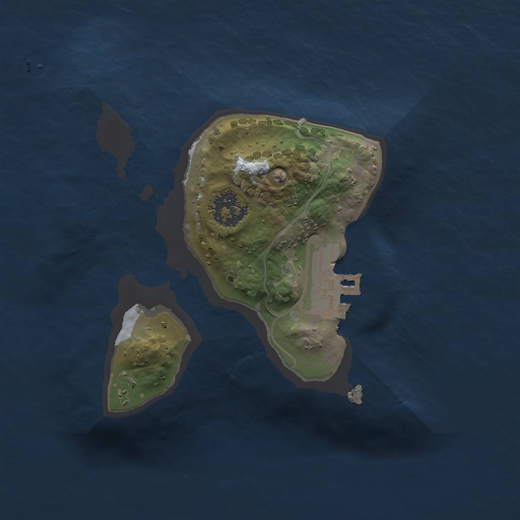 Rust Map: Procedural Map, Size: 1500, Seed: 1511115123, 5 Monuments