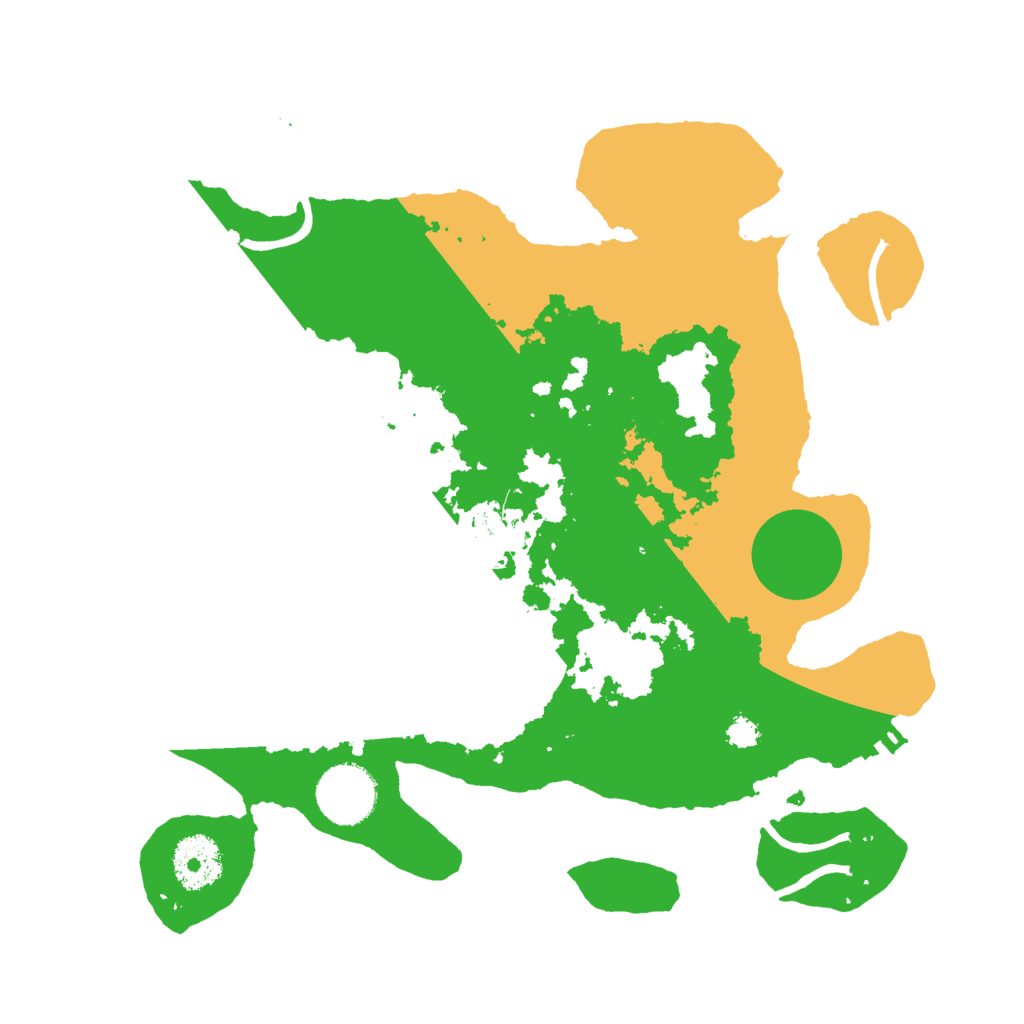 Biome Rust Map: Procedural Map, Size: 3000, Seed: 2035916863