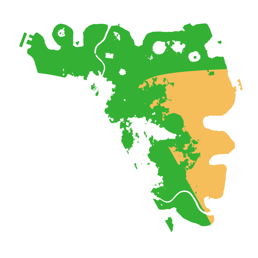 Biome Rust Map: Procedural Map, Size: 3500, Seed: 812738003