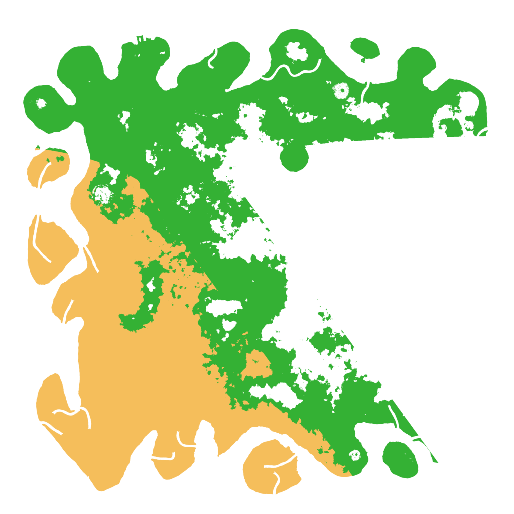 Biome Rust Map: Procedural Map, Size: 4900, Seed: 62444