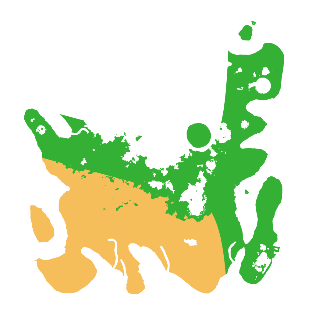 Biome Rust Map: Procedural Map, Size: 3500, Seed: 1637541924