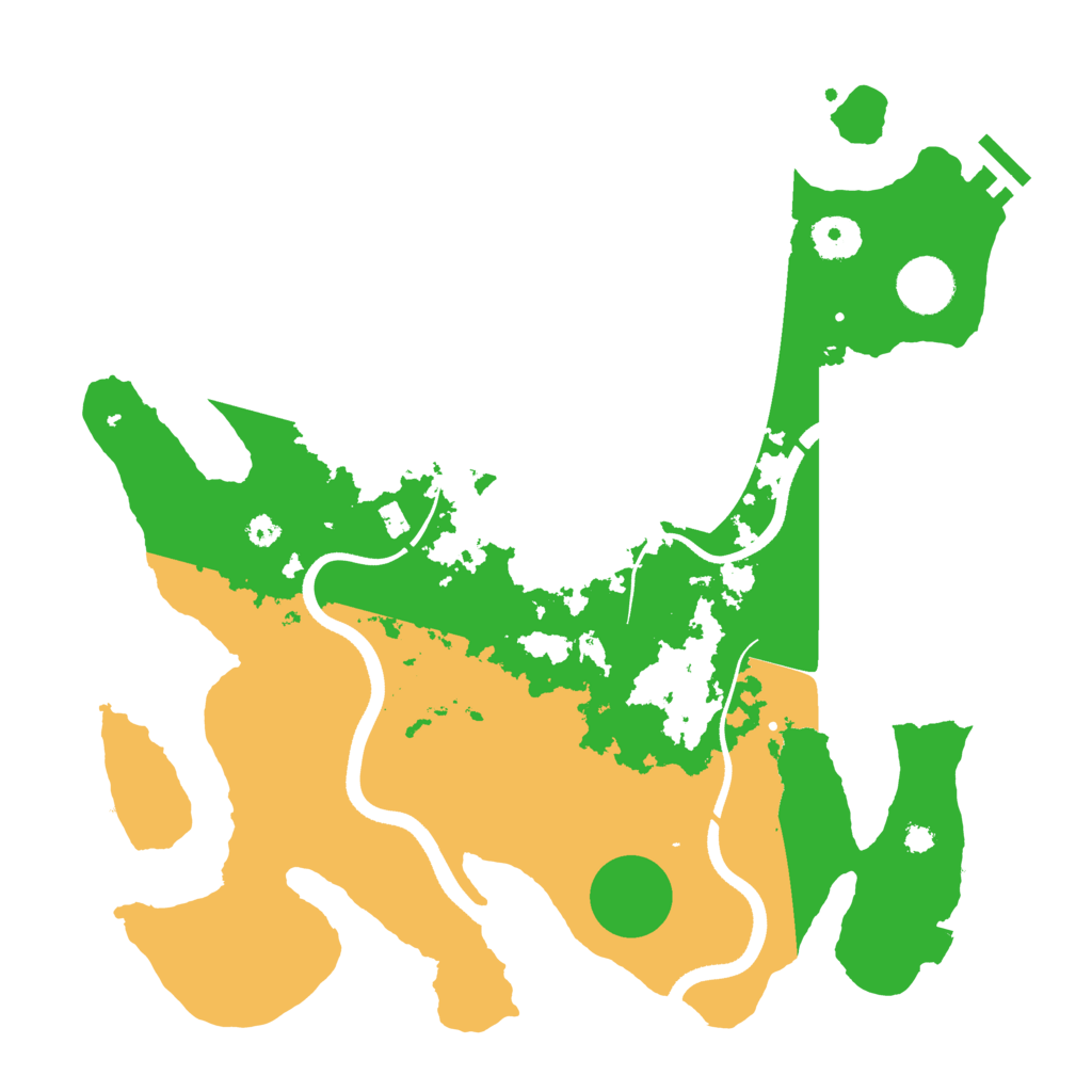 Biome Rust Map: Procedural Map, Size: 3500, Seed: 1637541924