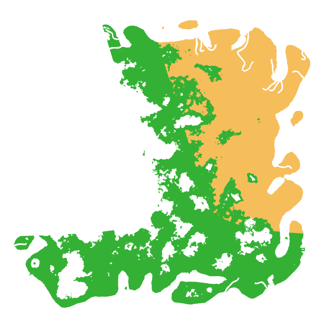 Biome Rust Map: Procedural Map, Size: 5500, Seed: 30499908