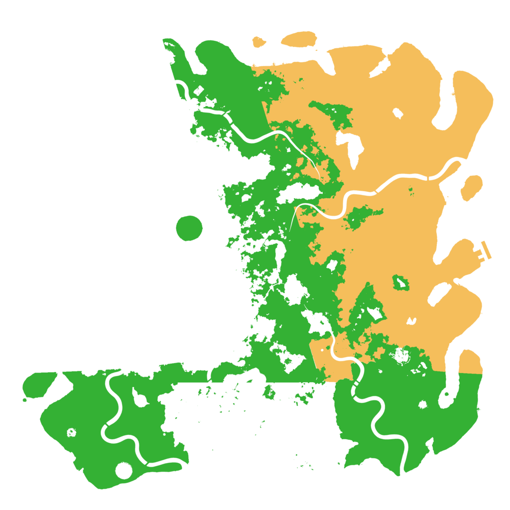 Biome Rust Map: Procedural Map, Size: 5500, Seed: 30499908