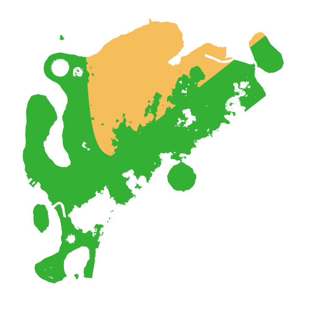 Biome Rust Map: Procedural Map, Size: 3200, Seed: 1214086524