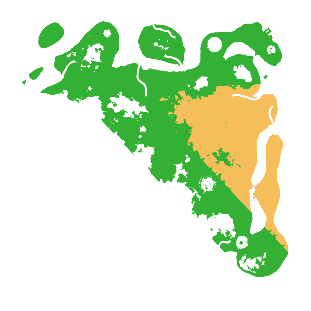 Biome Rust Map: Procedural Map, Size: 3700, Seed: 293737882